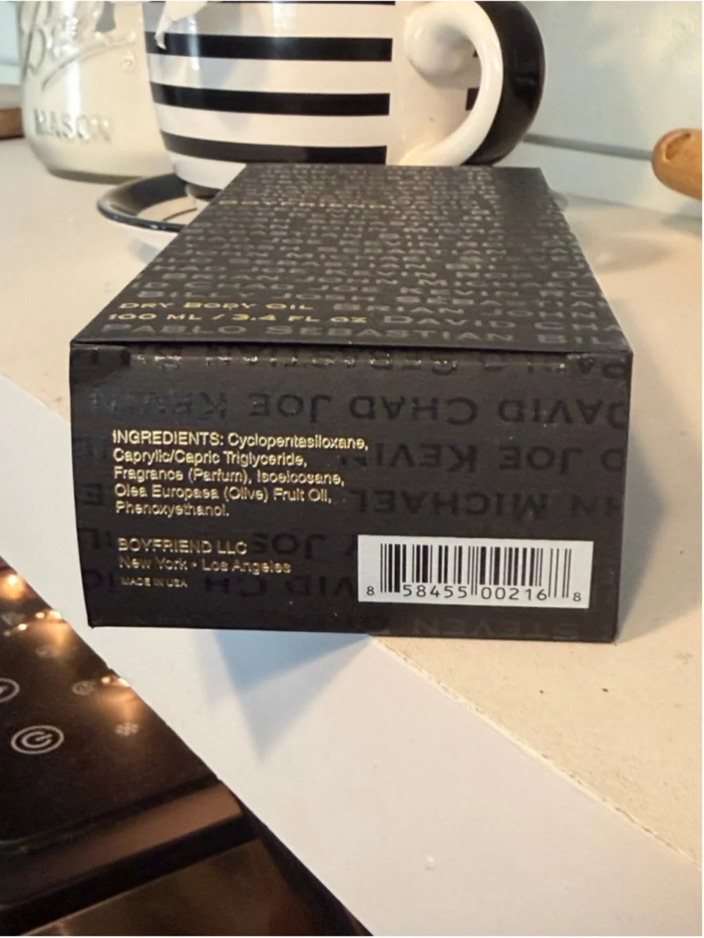 NIB Niche Kate Walsh Boyfriend Dry Body Oil Spray